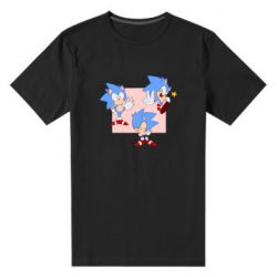 Мужская футболка премиум Funny Sonic - PrintSalon