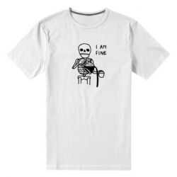 Мужская футболка премиум I'm Fine... - PrintSalon