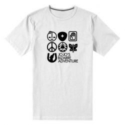 Чоловіча преміум футболка JoJo Symbols - PrintSalon