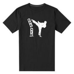 Мужская футболка премиум Каратэ удар - PrintSalon