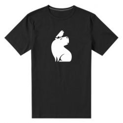 Чоловіча преміум футболка Копібара та Пташка - PrintSalon