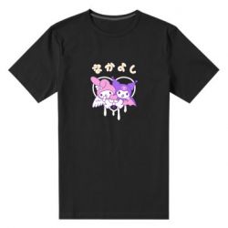 Мужская футболка премиум Kuromi and My Melody - PrintSalon