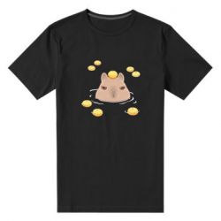 Мужская футболка премиум Морда капибары - PrintSalon