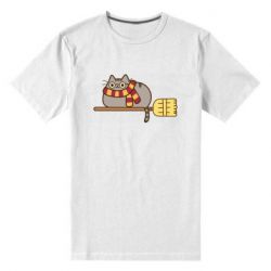 Чоловіча преміум футболка Pusheen Harry Potter - PrintSalon