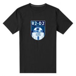 Мужская футболка премиум R2-D2 emblem - PrintSalon