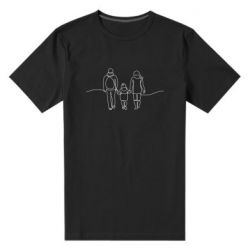 Мужская футболка премиум Семья! - PrintSalon