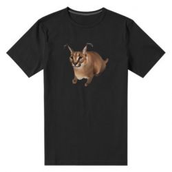 Мужская футболка премиум Шлепа кот - PrintSalon