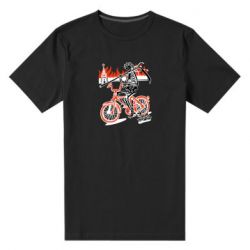 Чоловіча преміум футболка Смерть із косою у вінку! Гарячий кремль