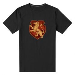 Мужская футболка премиум Cтарая эмблема Гриффиндор - PrintSalon