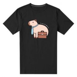 Чоловіча преміум футболка Time To Work - PrintSalon