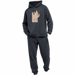 Мужской костюм Капибара с цыпленком - PrintSalon