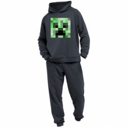Мужской костюм Minecraft minimalist Creeper - PrintSalon