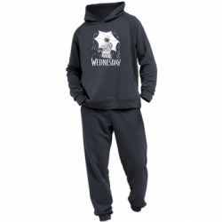 Чоловічий костюм Венздей Вдамс и зонт - PrintSalon