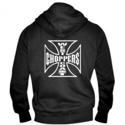 Мужское худи на молнии Choppers - PrintSalon