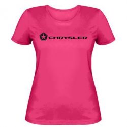 Женская футболка Chrysler Logo - PrintSalon