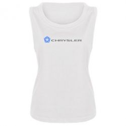 Женская майка Chrysler Logo - PrintSalon