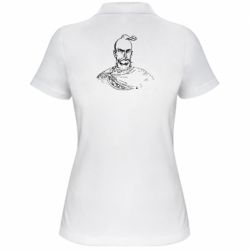 Женская футболка поло Чубатий козак - PrintSalon