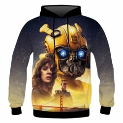 Мужское 3D худи Cinema Bumblebee - PrintSalon