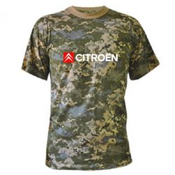 Камуфляжная футболка Citroën Logo - PrintSalon