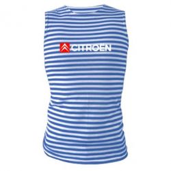 Майка-тельняшка Citroën Logo - PrintSalon