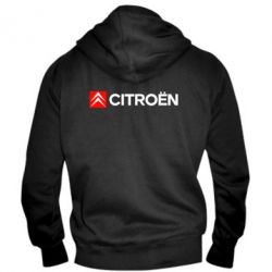 Мужское худи на молнии Citroën Logo