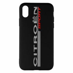 Чехол для iPhone X/Xs Citroen Спорт - PrintSalon