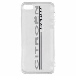 Чехол для iPhone5/5S/SE Citroen Спорт - PrintSalon