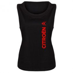 Женская майка Citroen Vert - PrintSalon