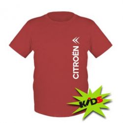 Детская футболка Citroen Vert - PrintSalon