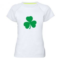 Женская футболка для спорта Clover - PrintSalon