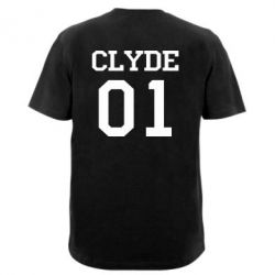 Мужская футболка  с V-образным вырезом Clyde 01 - PrintSalon