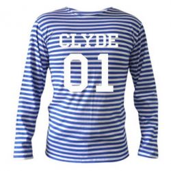 Тельняшка с длинным рукавом Clyde 01 - PrintSalon