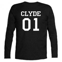 Футболка с длинным рукавом Clyde 01 - PrintSalon