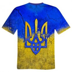 Мужская футболка 3D Coat of Arms Ukraine - PrintSalon