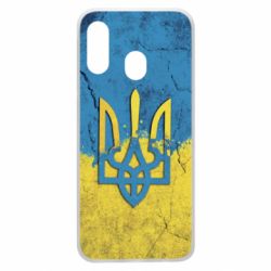 Чехол для Samsung A40 Coat of Arms Ukraine - PrintSalon