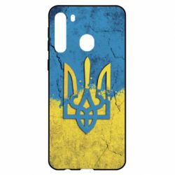 Чехол для Samsung A21 Coat of Arms Ukraine - PrintSalon