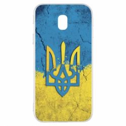 Чехол для Samsung J3 2017 Coat of Arms Ukraine - PrintSalon