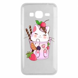 Чохол для Samsung J3 2016 Cocktail cat - PrintSalon