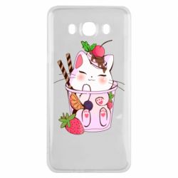 Чохол для Samsung J7 2016 Cocktail cat - PrintSalon