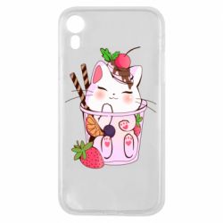 Чохол для iPhone XR Cocktail cat - PrintSalon