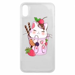 Чохол для iPhone Xs Max Cocktail cat - PrintSalon