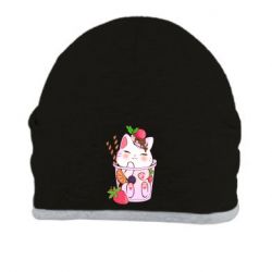 Шапка Cocktail cat - PrintSalon