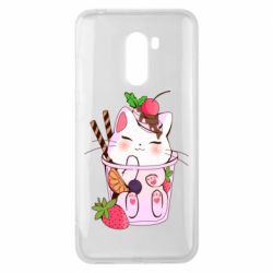 Чохол для Xiaomi Pocophone F1 Cocktail cat - PrintSalon