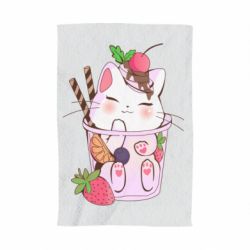 Рушник з принтом Cocktail cat - PrintSalon