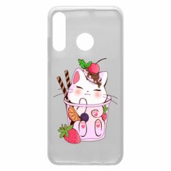 Чохол для Huawei P30 Lite Cocktail cat - PrintSalon