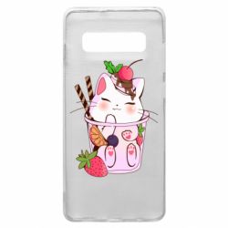 Чохол для Samsung S10+ Cocktail cat - PrintSalon