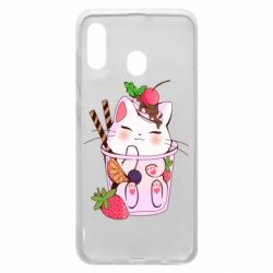 Чохол для Samsung A30 Cocktail cat - PrintSalon