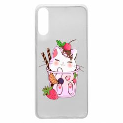 Чохол для Samsung A70 Cocktail cat - PrintSalon