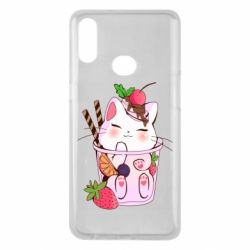 Чехол для Samsung A10s Cocktail cat