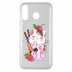 Чохол для Samsung M30 Cocktail cat - PrintSalon